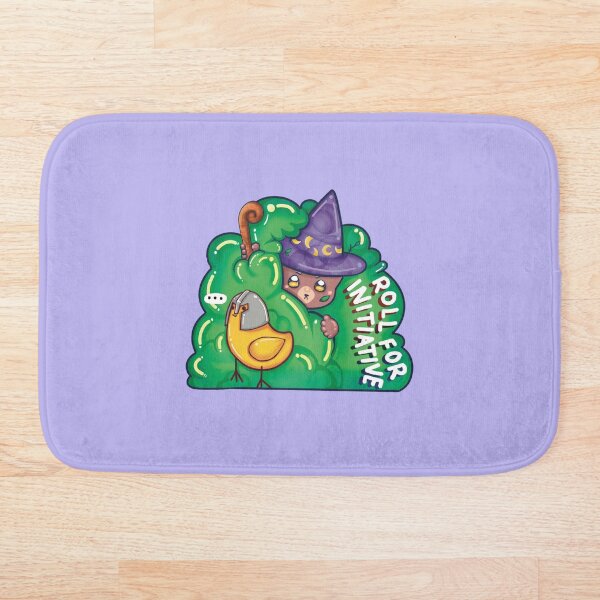 Item preview, Roll For Initiative Wizard Bear and Knight Chicken  designed and sold by Soft Life and Side Quests.