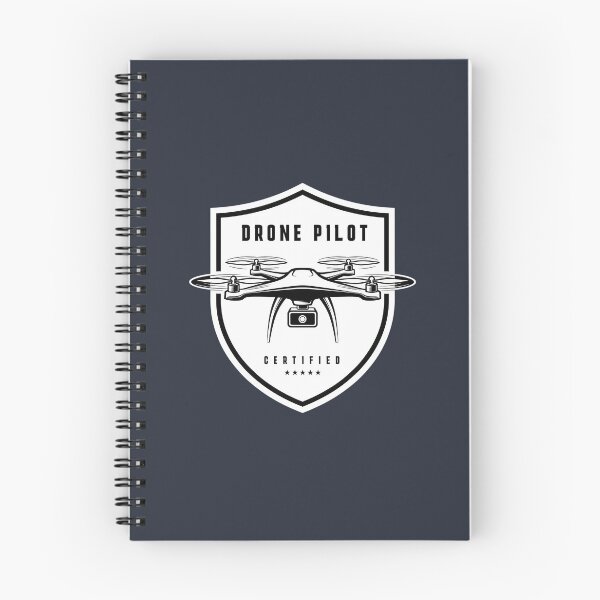 Item preview, Monochrome Certified Drone Pilot Shield Badge designed and sold by KiwiRider.