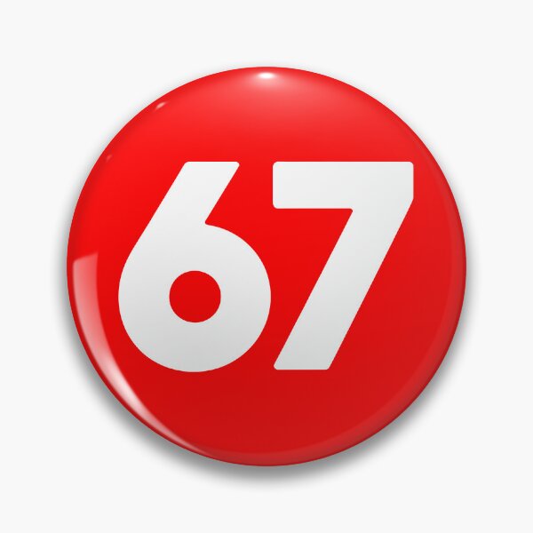 Item preview, Bold Minimalist Number 67 Graphic designed and sold by Digital Art Works  Hub.