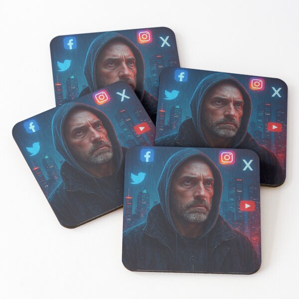 Item preview, Cyberpunk Montréal 2077 – Digital Prophet Portrait designed and sold by JonathanP514.