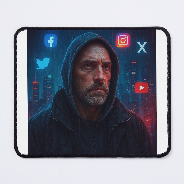 Item preview, Cyberpunk Montréal 2077 – Digital Prophet Portrait designed and sold by JonathanP514.