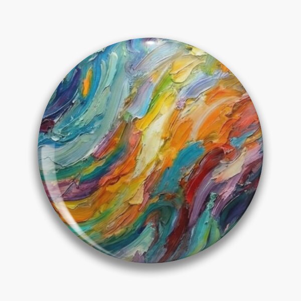 Item preview, Vibrant Colour Swirl Abstract Painting – Textured Brushstroke Wall Art designed and sold by Raja265.