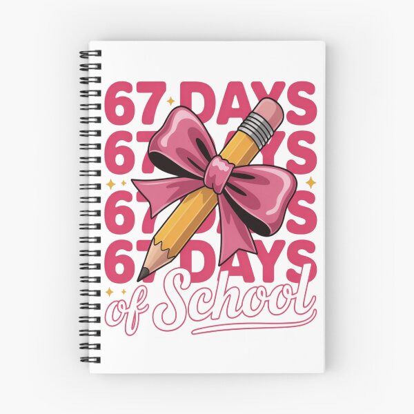 Item preview, 67 days school countdown Bow Pencil designed and sold by NewaveBoutique.