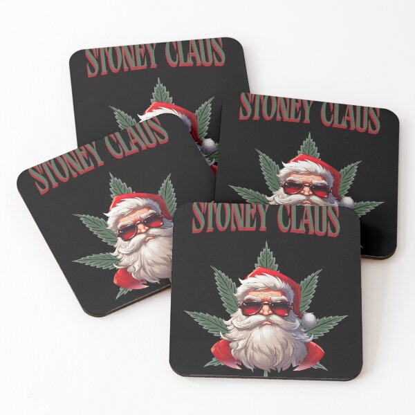 Item preview, Stoney Claus: The Ultimate Funny Santa and Cannabis Leaf Holiday Design designed and sold by DesignsDominus.