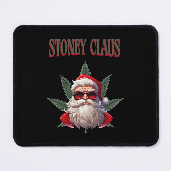 Item preview, Stoney Claus: The Ultimate Funny Santa and Cannabis Leaf Holiday Design designed and sold by DesignsDominus.