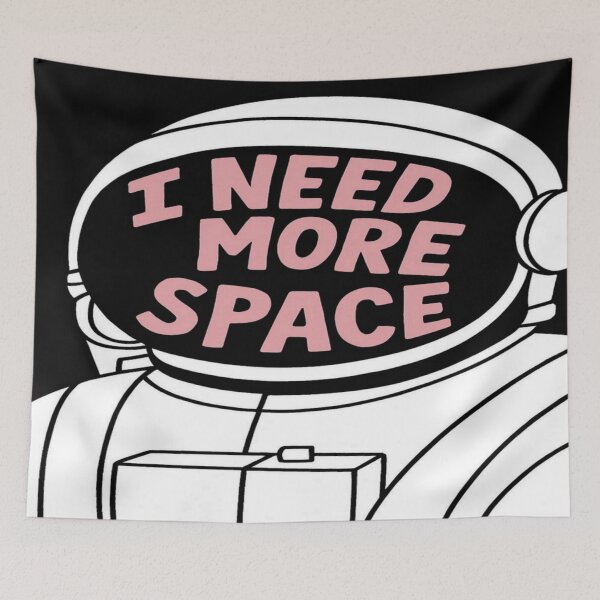 Item preview, Funny Astronaut Quote Poster – “I Need More Space” – Space Humor for Sci-Fi Fans & Space Lovers designed and sold by Bright Nest Studio.
