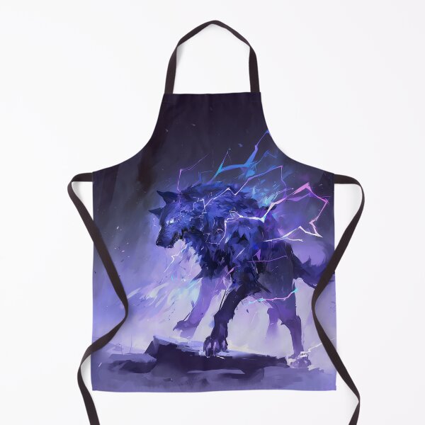 Item preview, Electric Blue Storm Wolf Fantasy Art designed and sold by Christian Weiss.