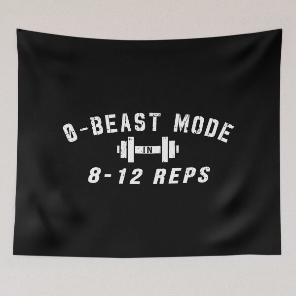 Item preview, 0-Beast Mode in 8-12 Reps designed and sold by CCCDesign.