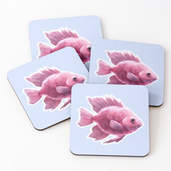Item preview, Beautiful Pink Fish, Zodiac Water Sign Pisces designed and sold by Sugar Wisdom .