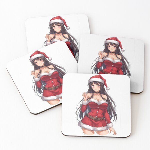 Item preview, Christmas Anime Girl designed and sold by ArtCraftLab.