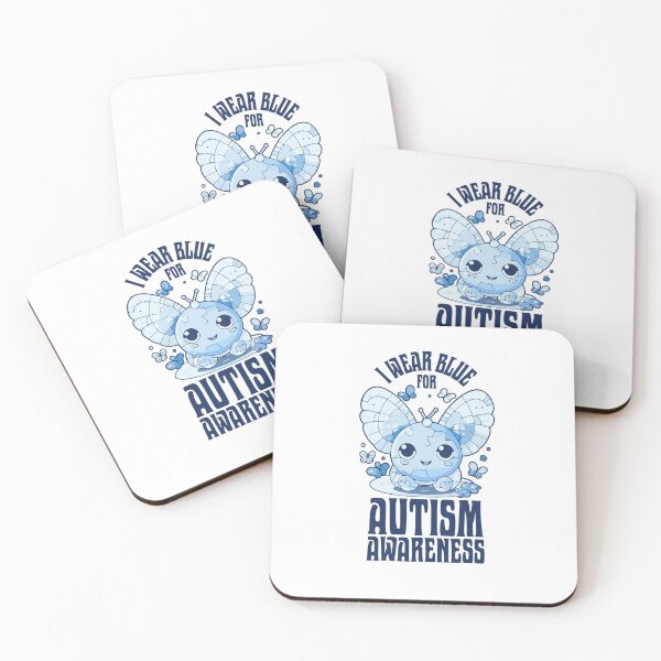 Item preview, I Wear Blue for Autism Awareness Cute Butterfly designed and sold by finkelart.