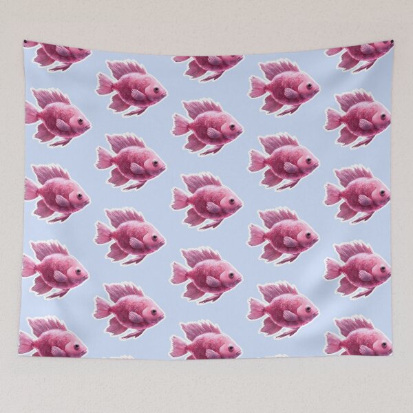 Item preview, Beautiful Pink Fish, Zodiac Water Sign Pisces designed and sold by Sugar Wisdom .