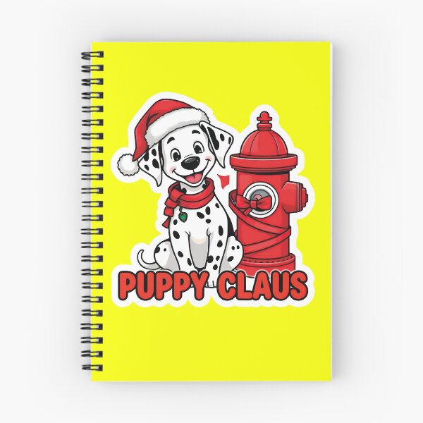 Item preview, Puppy Claus Dalmatian Christmas T-Shirt - Fire Hydrant Puppy Dog Santa Hat Design designed and sold by al21ex.