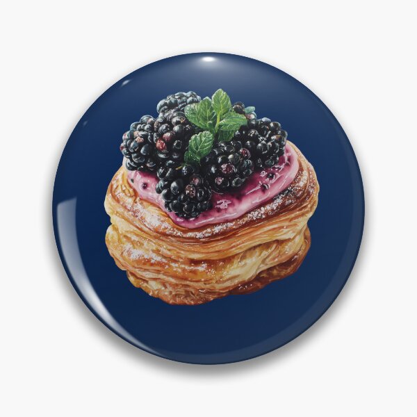 Item preview, Flaky Blackberry Danish designed and sold by Bluepineart.