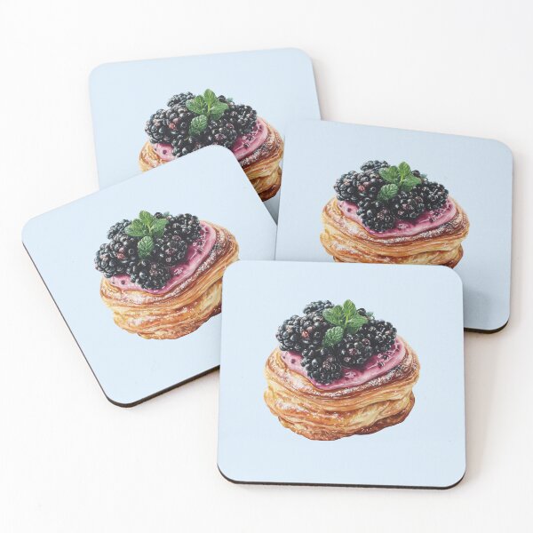 Item preview, Flaky Blackberry Danish designed and sold by Bluepineart.