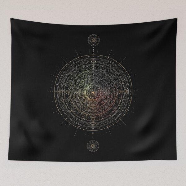 Item preview, Cosmic Ikigai Sacred Geometry Mandala designed and sold by ChicTrendz.