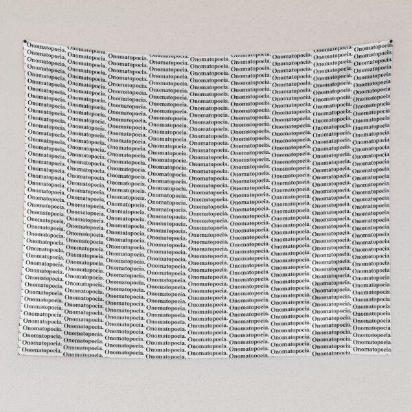 Item preview, ONOMATOPOEIA designed and sold by oddwonders.