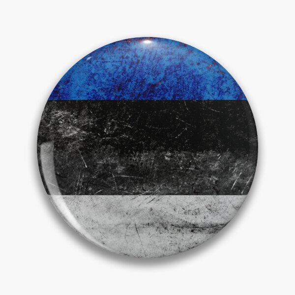 Item preview, Estonia flag metal texture | Estonian metal design designed and sold by RoyalMerchantShop.