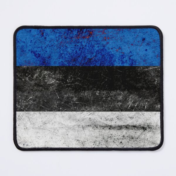 Item preview, Estonia flag metal texture | Estonian metal design designed and sold by RoyalMerchantShop.