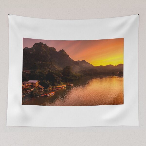 Item preview, Nong Khiaw Sunset designed and sold by Geoff Shoults.