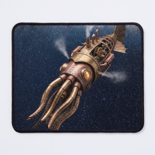 Item preview, Steampunk Squid Spaceship designed and sold by Tridentulus.