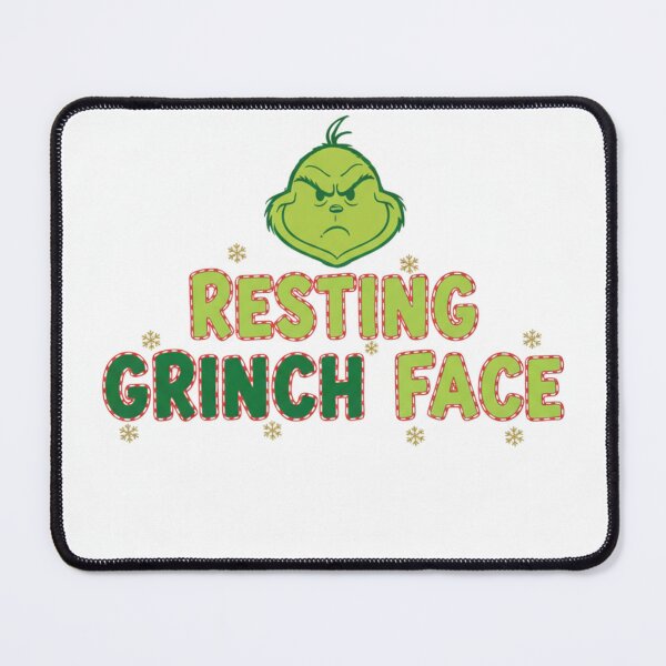 Item preview, Resting Grinch Face Funny Christmas T-Shirt designed and sold by SoulMint.