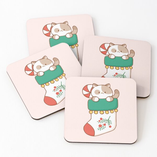 Item preview, Cat in Christmas Stocking designed and sold by salposi.