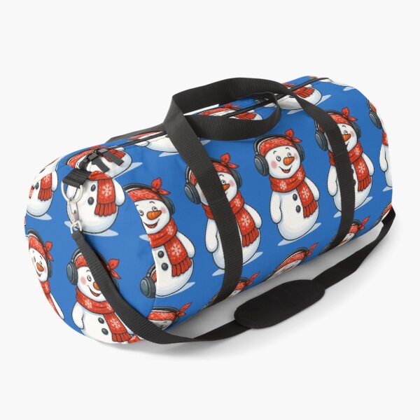 Item preview, Snowman with Bandana & Earmuffs  Felia Holiday  Print designed and sold by Felia001.