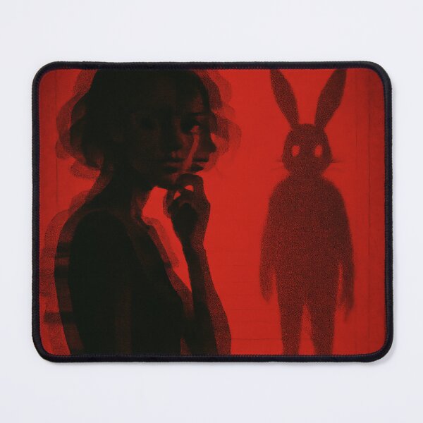 Item preview, Red Hallway Rabbit Surreal Mystery designed and sold by Cine8.