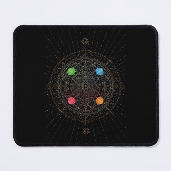Item preview, Sacred Ikigai Symbol Geometric Mandala designed and sold by ChicTrendz.