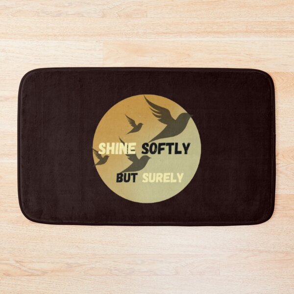 Item preview, Shine Softly But Surely – Gentle Glow Aesthetic Quote | Quiet Confidence Inspiration | soft , Motivational Sticker designed and sold by CutePearlStudio.