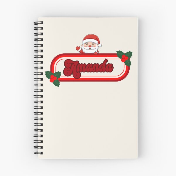 Artikelvorschau, Amanda und der Weihnachtsmann entworfen und verkauft von ArtCraftLab.