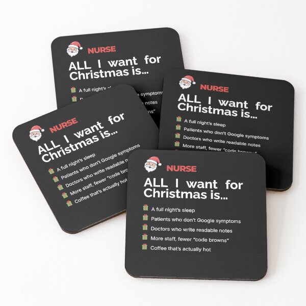 Item preview, All I want for Christmas is… Nurse Manager edition. designed and sold by mytoxictraitis.
