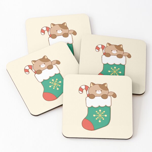 Item preview, Cat in Christmas Stocking designed and sold by salposi.
