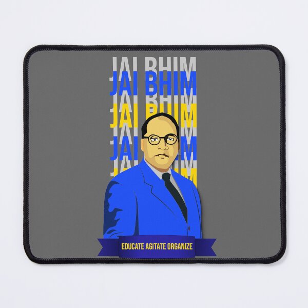Item preview, Jai Bhim – B. R. Ambedkar Inspirational Typography Design designed and sold by ArtsyExplorer.