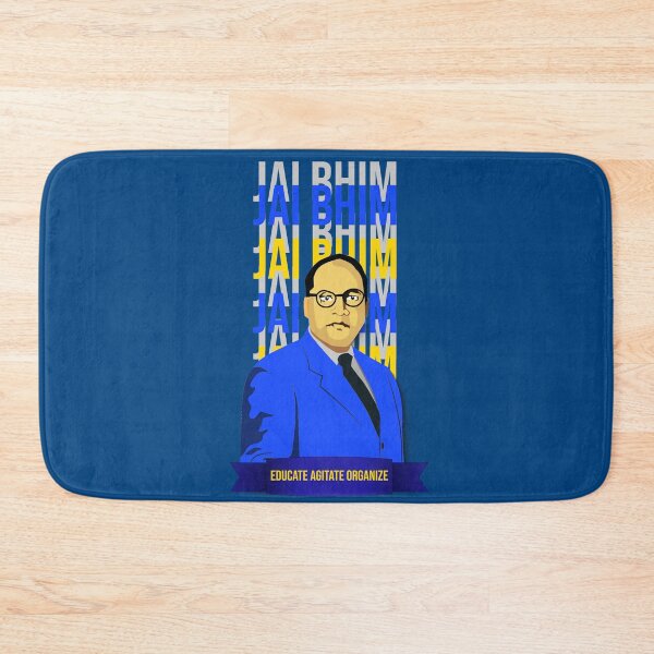 Item preview, Jai Bhim – B. R. Ambedkar Inspirational Typography Design designed and sold by ArtsyExplorer.