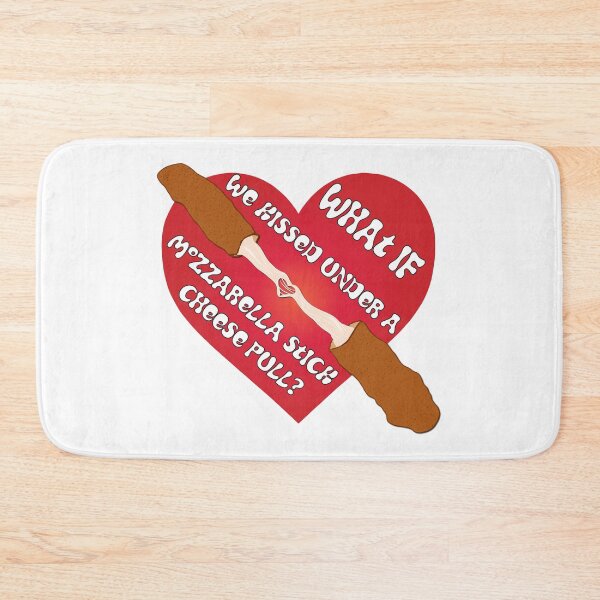 Item preview, What If We Kissed Under A Mozzarella Stick Cheese Pull? designed and sold by Uniq1.Arts.