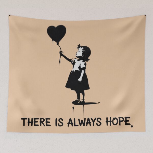 Item preview, Banksy - There is always hope designed and sold by 123ks.