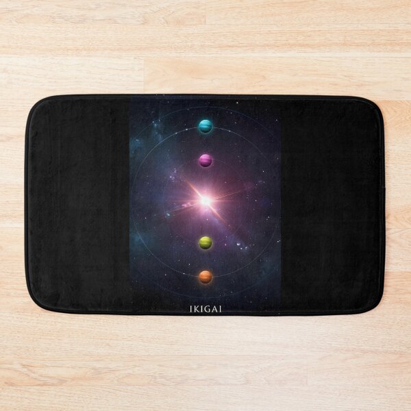 Item preview, Ikigai Cosmic Planets Spiritual Art designed and sold by ChicTrendz.