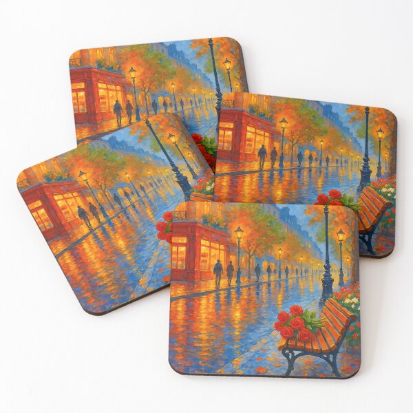 Item preview, Shining Streets of Paris – Nightlight Edition designed and sold by ArtesioByZaber.