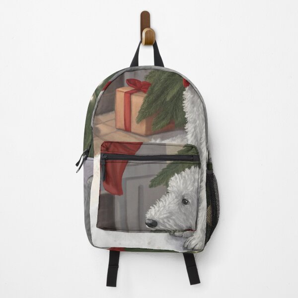 Item preview, Christmas Bedlington Terrier 09 designed and sold by AIfolklore.