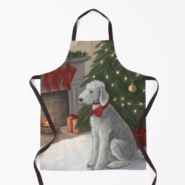 Item preview, Christmas Bedlington Terrier 09 designed and sold by AIfolklore.