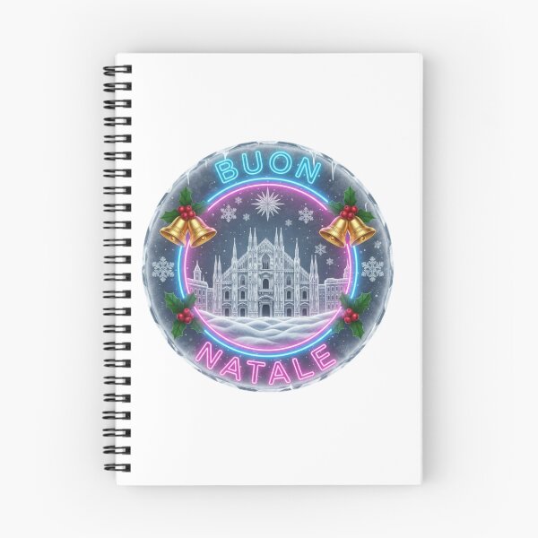 Item preview, Neon Icy Glass Milan Cathedral Emblem – Buon Natale Frozen Cityscape Christmas Badge designed and sold by Imaginarium of Chaos falcon88 .