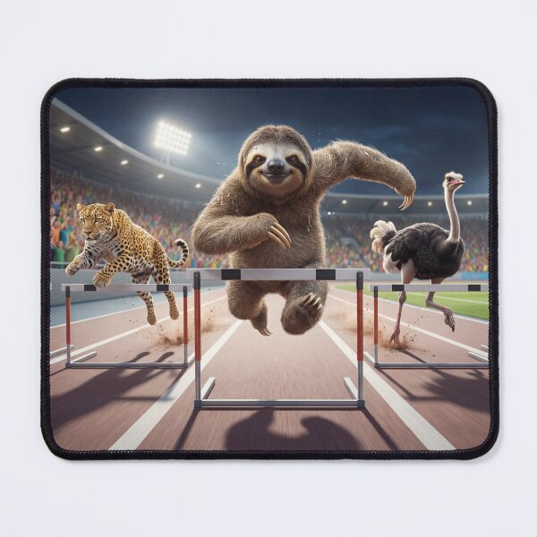 Item preview, Speedy Sloth Runs the Hurdles designed and sold by Tridentulus.