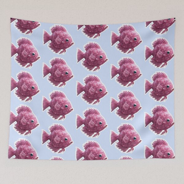 Item preview, Beautiful Pink Fish, Zodiac Water Sign Pisces designed and sold by Sugar Wisdom .