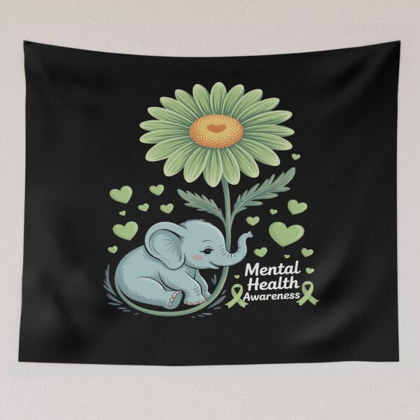 Item preview, Mental Health Awareness Sunflower designed and sold by SiegridOffical.