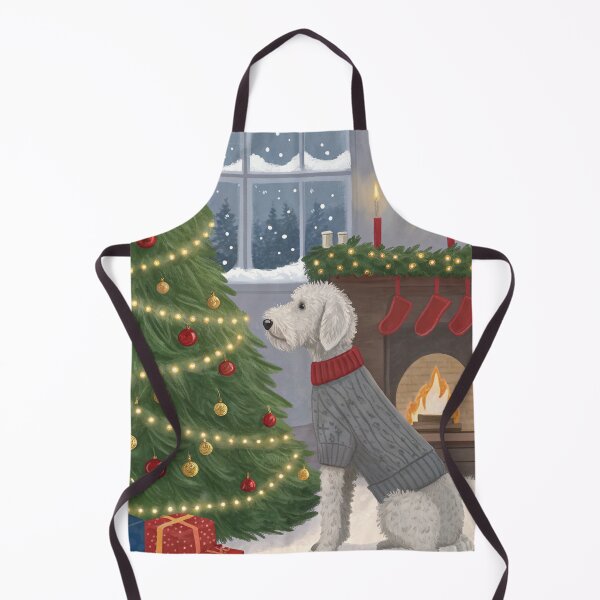 Item preview, Christmas Bedlington Terrier 10 designed and sold by AIfolklore.