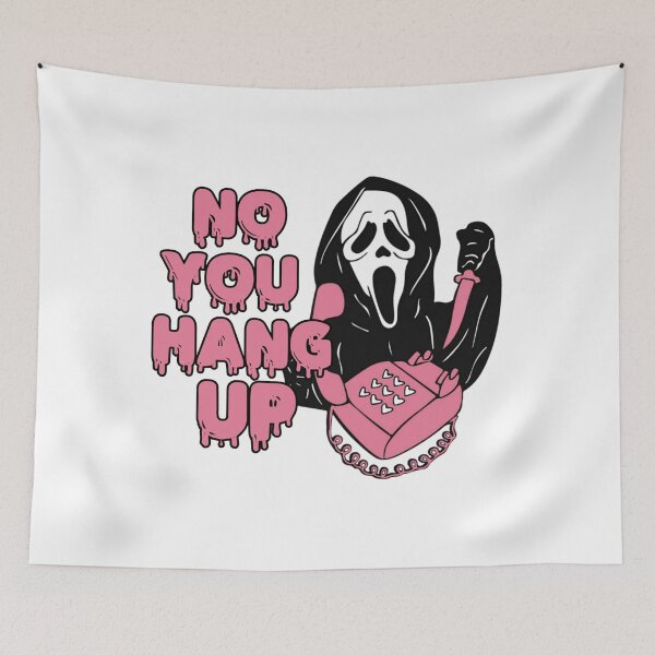 Item preview, Funny Halloween Quote – ‘Don’t You Hang Up’ Ghostface Design designed and sold by Tema EL.