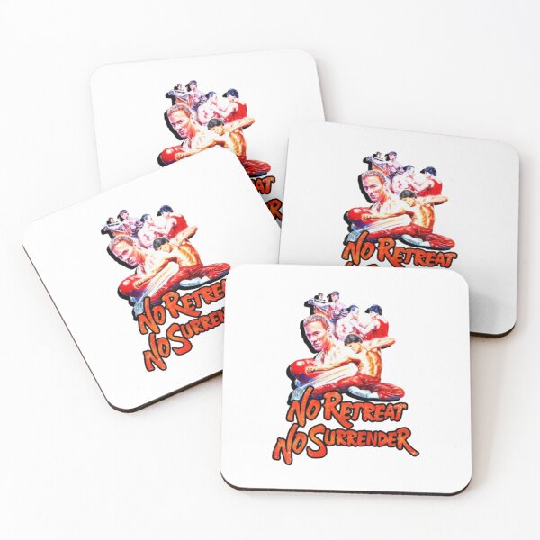 Item preview, No Retreat No Surrender – Sticker Art Style Poster 80s designed and sold by Wawan35200.