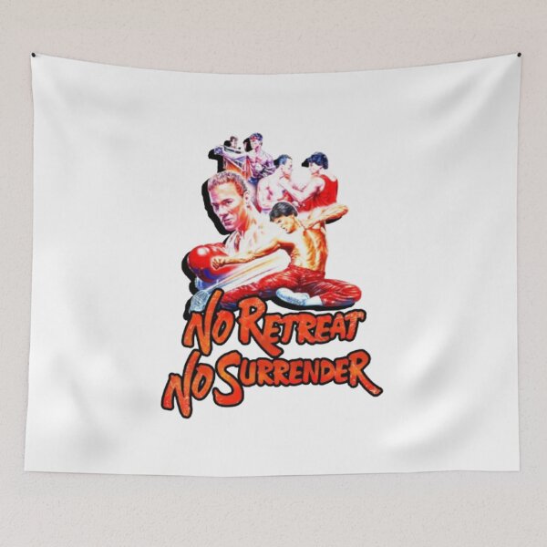 Item preview, No Retreat No Surrender – Sticker Art Style Poster 80s designed and sold by Wawan35200.